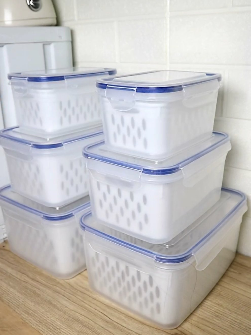 kotak penyimpanan dapat 6 pcs..food container.. #kotakpenyimpanan #kotakpenyimpananserbaguna #foodcontainer #box #boxpenyimpanan 