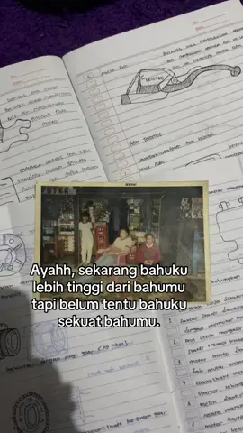 sekarang cuma bisa bilang makasih dulu, sama ayah