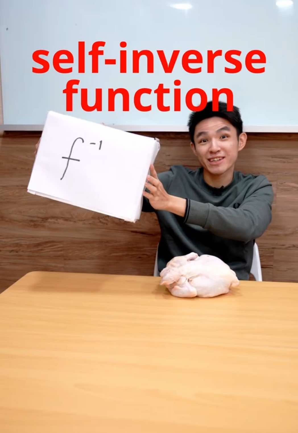 Math cracked the chicken-and-egg problem. Welcome to the world of self-inverse functions 🥚🐣🐓