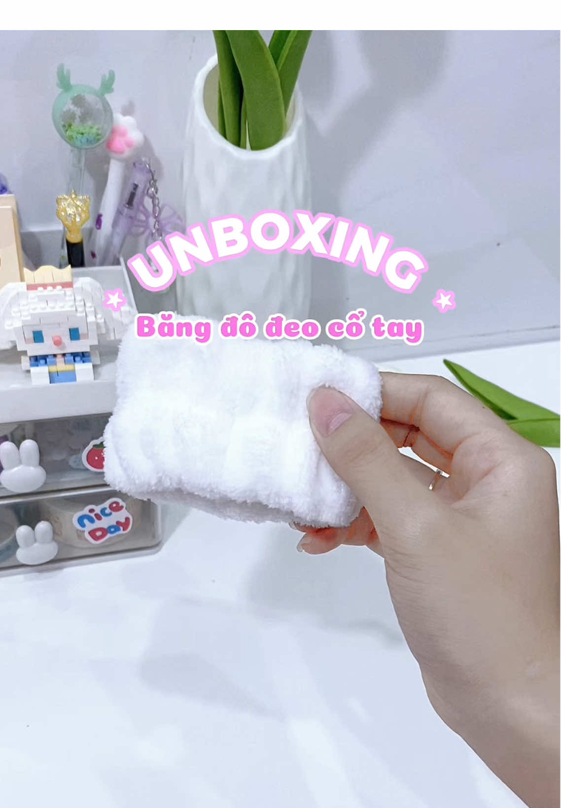 Băng đô đeo cổ tay rửa mặt #xuhuong #unboxing #review #viral #foryou #skincare 