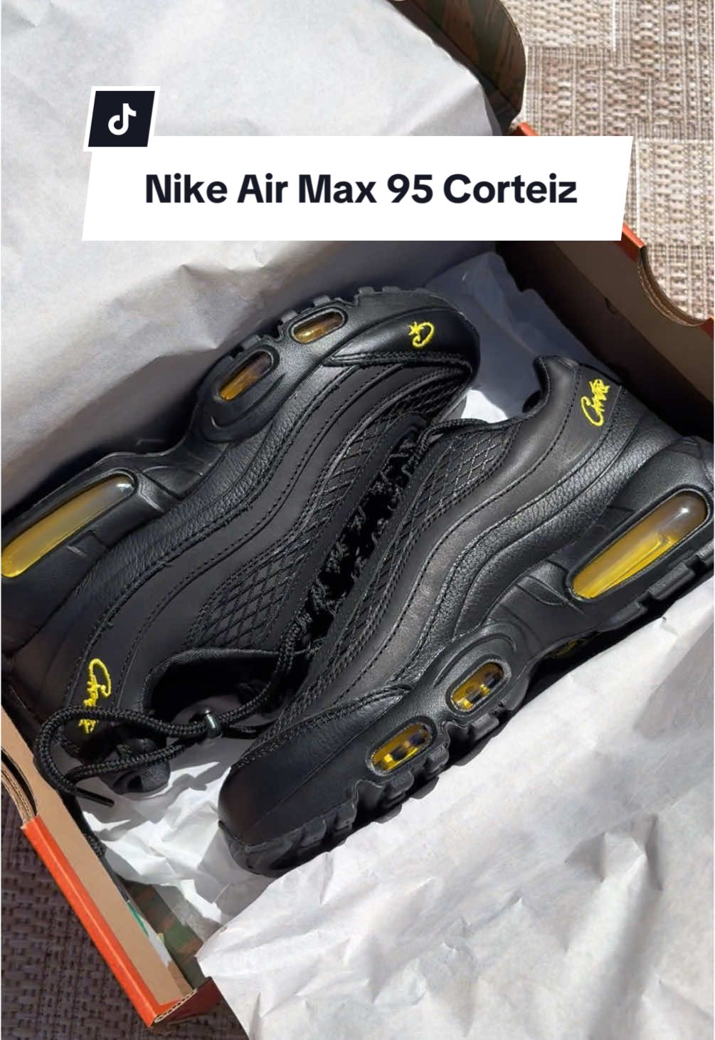 Nike Air Max 95 Corteiz Honey Black Unboxing!! #corteizhoneyblack #corteizhoneyblacks #corteizairmax95 #crtz #crtzrtw #sneakeregeer 