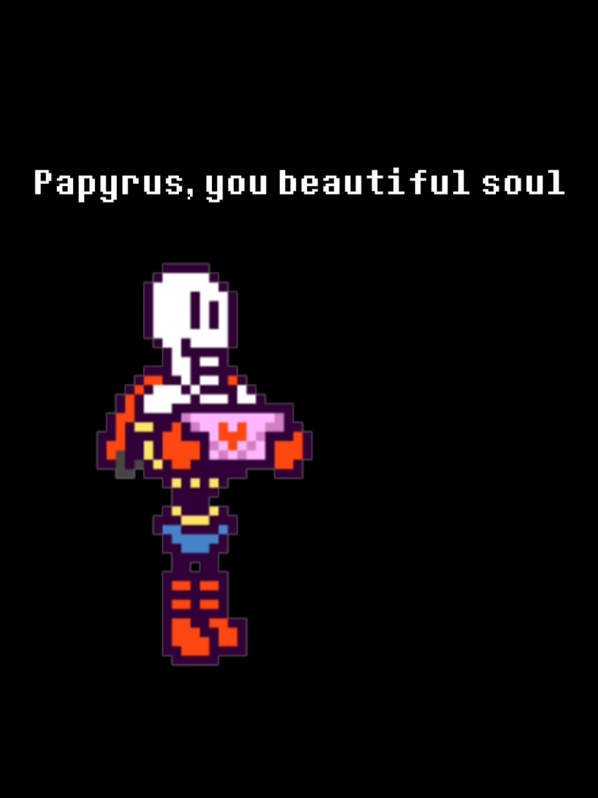 I really want someone to make an edit of him with this song || #papyrus #papyrusundertale #undertalepapyrus #undertale #undertaleedit #flowey #floweytheflower #toriel #torieldreemurr #torielundertale #tobyfox #tobyfoxundertale #fyp #foryou #foryoupage 
