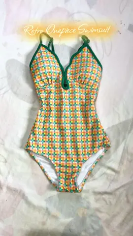 Bikini, new backless design retro swimsuit for women #swimsuit #swimwear #retroswimwear #onepiece #onepieceswimsuit #bikini #conservativeswimsuit #conservativeswimwear #tiktoksportswear #Stayactive 