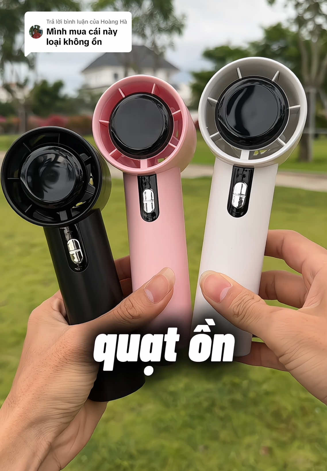 Trả lời @Hoàng Hà quạt mini cầm tay m2 nhỏ gọn nhìn sang ko bị ồn#quạt #quatichdienmini #thcphukien #quattichdien 