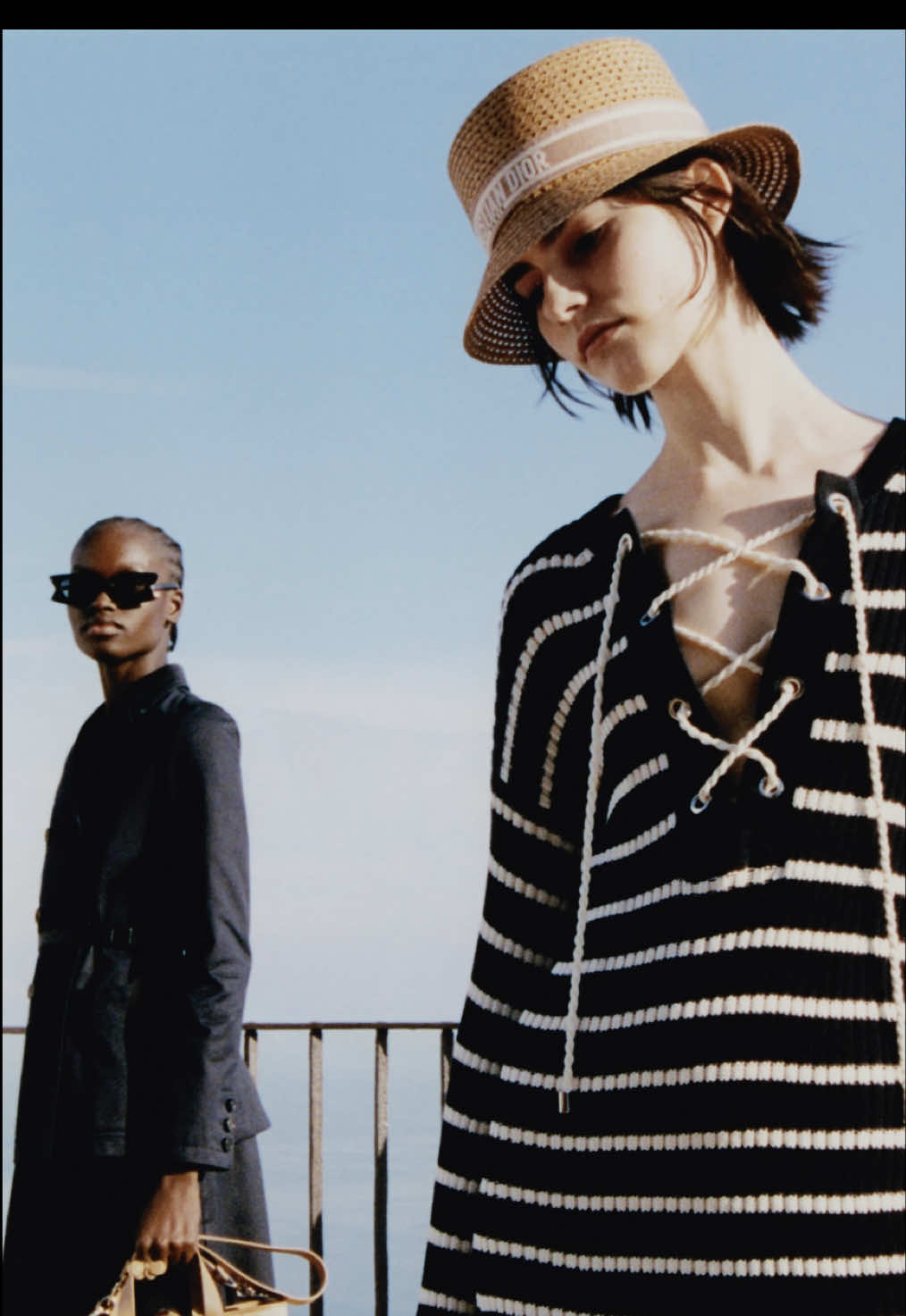 A whisper of raffia, a glimmer of sunlight, and the sea in every stitch. #Dioriviera