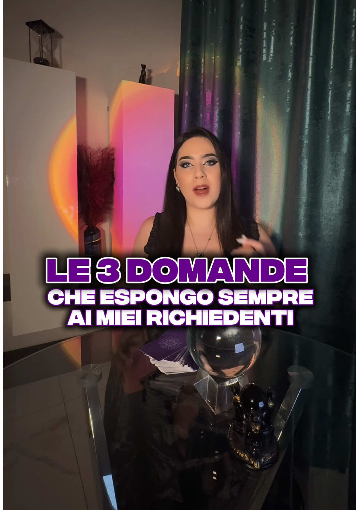 Le 3 DOMANDE che espongo sempre ai miei richiedenti prima di ogni consulto 🔮  Mi chiamo Chiara e sono una Cartomante e il mio nome d’arte e’ @lastregadeltempo 🔮  🔮 Mi occupo di Cartomanzia e Divinazione ; sviscerando quel che è il problema reale della tua situazione aiutandoti a dare un “ senso “ alla tua realtà.  💫 Grazie al mio metodo divinatorio che ho sviluppato nei miei 10+ anni di esperienza ho aiutato + di 1.000 persone a trovare il “ perchè “ alle tante domande , trasformando insieme a loro la propria vita!  🔥 Faccio cio’ che ho amo fare!  Perché io sono stata aiutata e di conseguenza affianco voi nei momenti di buio.  🔴 Sul mio profilo argomento messaggi e previsioni di Tarocchi e Oracoli , canalizzando i loro messaggi portando già solo da questi contenuti Gratis FORTI ; Segnali mirati che ti danno da subito delle chiare risposte.  📲 Sei curiosa di conoscere cosa ti riserva il destino?  Esplora il tuo cammino grazie ad una opportunità Unica  Ricevi informazioni in merito ad un Consulto professionale profondo ed intuitivo al 345 4279881 o Scrivimi un messaggio anche qui su instagram  💌 Ti aspetto, Chiara , lastregadeltempo  #tarocchi #tarot #cartomanzia #tarologia #Consultogratis #domandagratis #relazione #amore #consulenzaonline  Consulto di tarocchi tarocchi divinazione spiritualità Consulto gratis domanda gratis cartomante oggi previsione