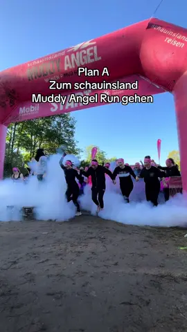 Plan A natürlich! 😜🩷 #foryou #fürdich #foryoupagе #fy #planA #planB #letsgo #activity #mud #muddyangelrun 