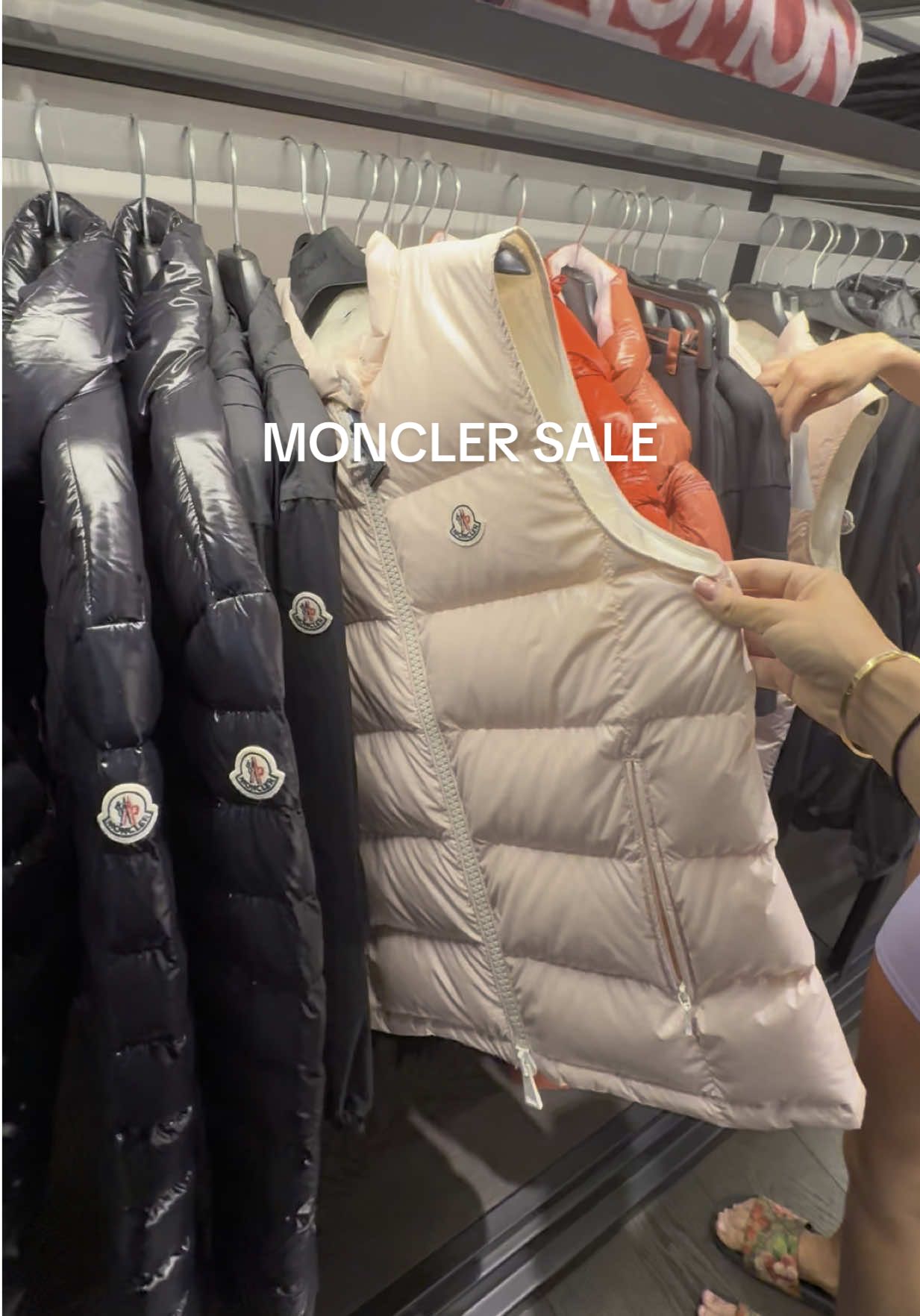 Never too hot for @MONCLER 😉 #southflorida #camiinpalmbeach #designeroutlets #designersale #southfloridashopping 