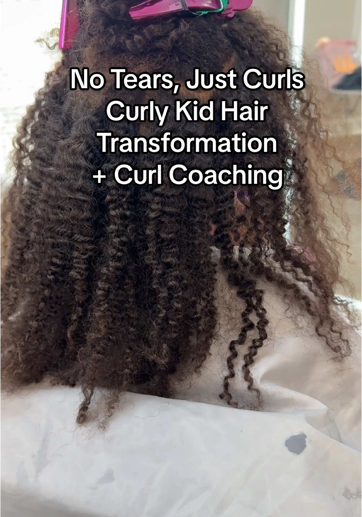 This mom booked an appointment for her two daughters so she could learn how to care for their hair texture, which was different than her own!  I wanted to share this video because it’s apparent there is still a lack of natural hair education in the hair industry, and that starts in cosmetology school. There is only a small chapter on natural hair and it is up to the stylist to spend more money to further their education after receiving their license which isn’t always so easy. If they are not already familiar with natural hair, they leave school believing that they know how to treat it because that’s what they were taught in school.   when you are looking for a stylist for your child or even your own natural hair, it’s important to do your research and make sure that they have a full understanding of all textures.   My salon is in North Carolina, but I also offer virtual curl coaching to help with product knowledge. ##mixedhair##biracial##naturalhair##coaching##nccurlspecialist##nchairstylist##kidshairstyles##kidshaircut##bournemouth##viral##hairstyle##briogeo##k18##innersenseorganicbeauty