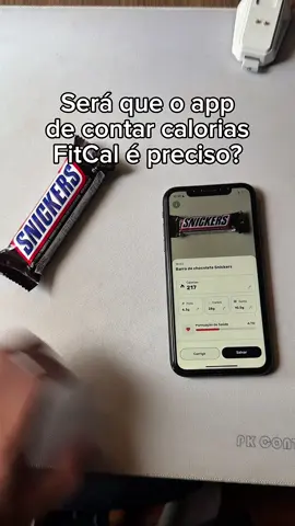 Será que o aplicativo de contar calorias gratuito FitCal é realmente preciso pra tirar a foto de um alimento e ter as calorias? Confira agora mesmo!! #calorias #dieta #calories 
