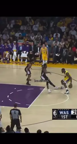 LeBron stepped on his foot