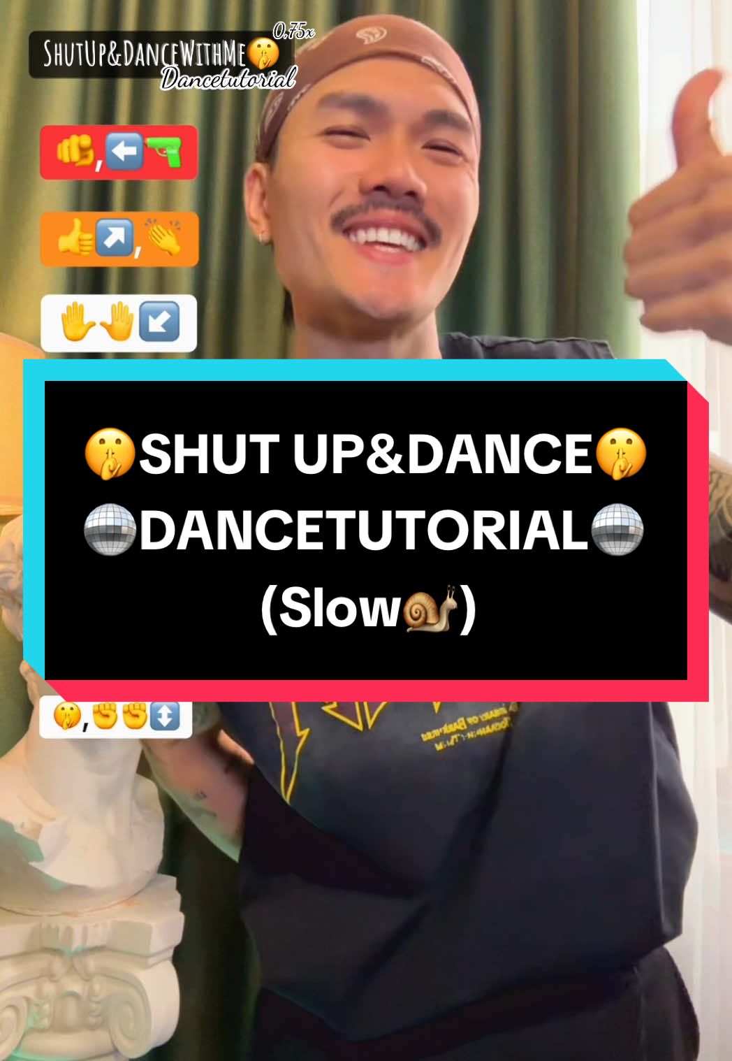 ShutUp&DanceWithMe🤫🪩 Dancetutorial‼️ #shutupanddance #shutup #walkthemoon #dancetutorial #dancechallenge 