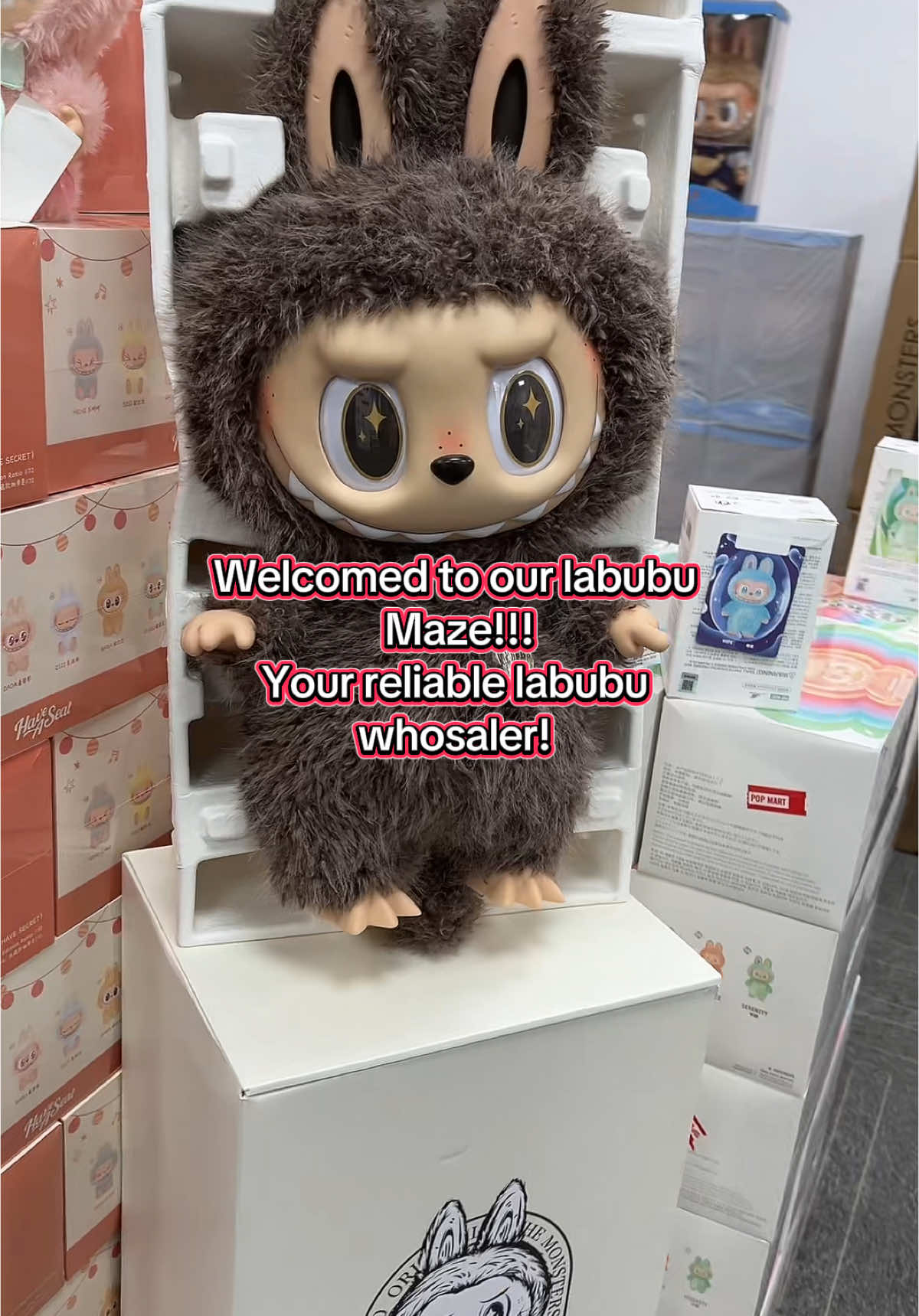 Welcomed to our labubu  Maze!!! Your reliable labubu  whosaler!  #toy #labubu #labubuV3 #fyp #zimomo #labubumacarons 