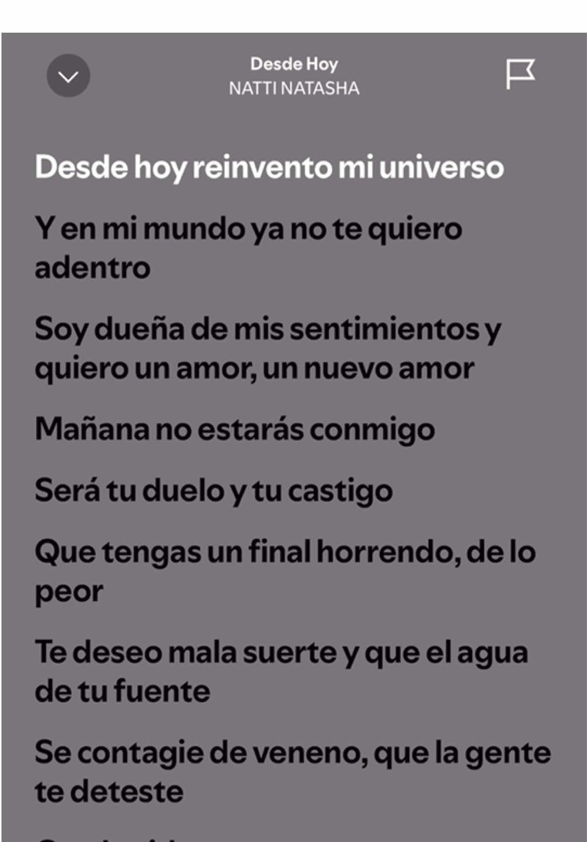 Natti Natasha - Desde Hoy❤️‍🩹 #nattinatasha #desdehoy #exito #musica #rolitaschidas #sentimientos #amor #desamor 