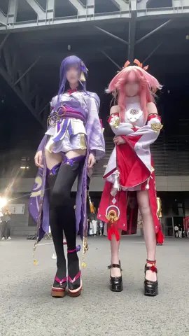 鸣神永恒 世界线有抓到我们吗 神子@哦椰！#raidenshogun #yaemiko #GenshinImpact #fyp #abcxyz #viral 