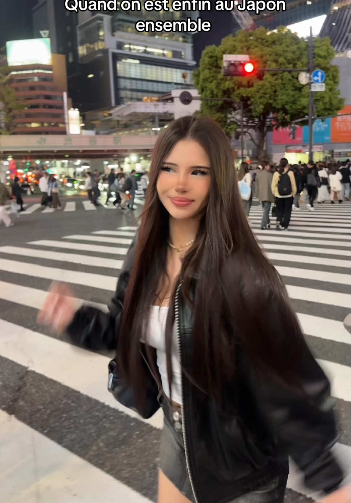 OHAYO LE JAPON ON EST ENFIN LAAAA @Karenwnb #pourtoi #fyp #japon #japan #tokyo #shibuya #travel #voyage 