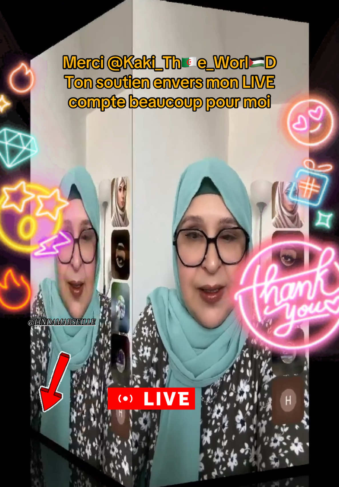 Kaki_Th🇩🇿e_Worl🇵🇸D, merci pour ton incroyable soutien dans mon LIVE ! Je vais continuer à créer du contenu LIVE intéressant !@Kaki_Th🇩🇿e_Worl🇵🇸D #tiktoklive #livehighlights #livegift #handheart #cap #LIVEIncentiveProgram #LIVERewards #PaidPartnership 