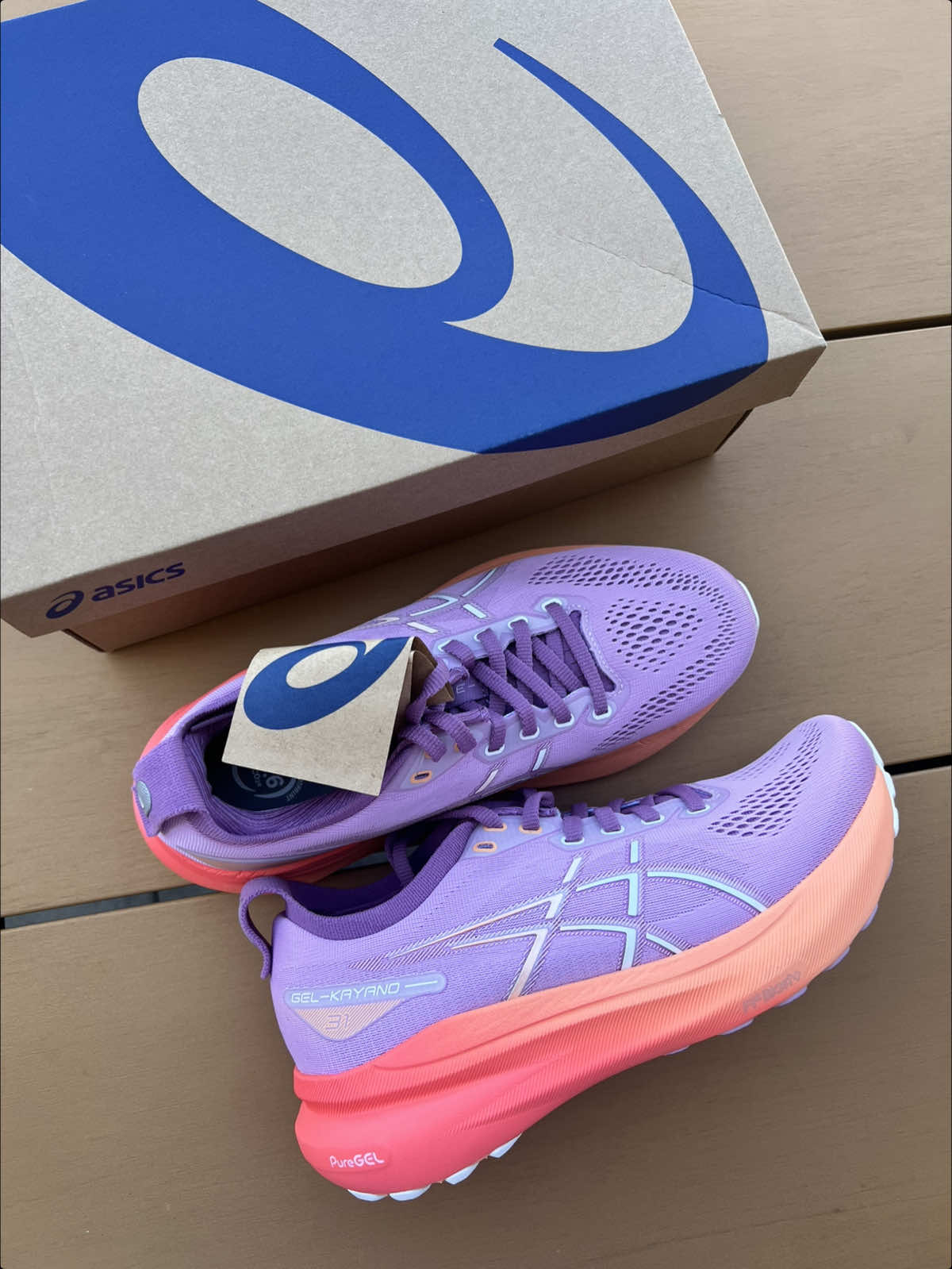 New running shoes 💗🪻🍇🏃🏼‍♀️ Asics gel kayano 31  @ASICS  #Running #runningshoes #asics #asicsgel #asicskayano31 #fyp #f 