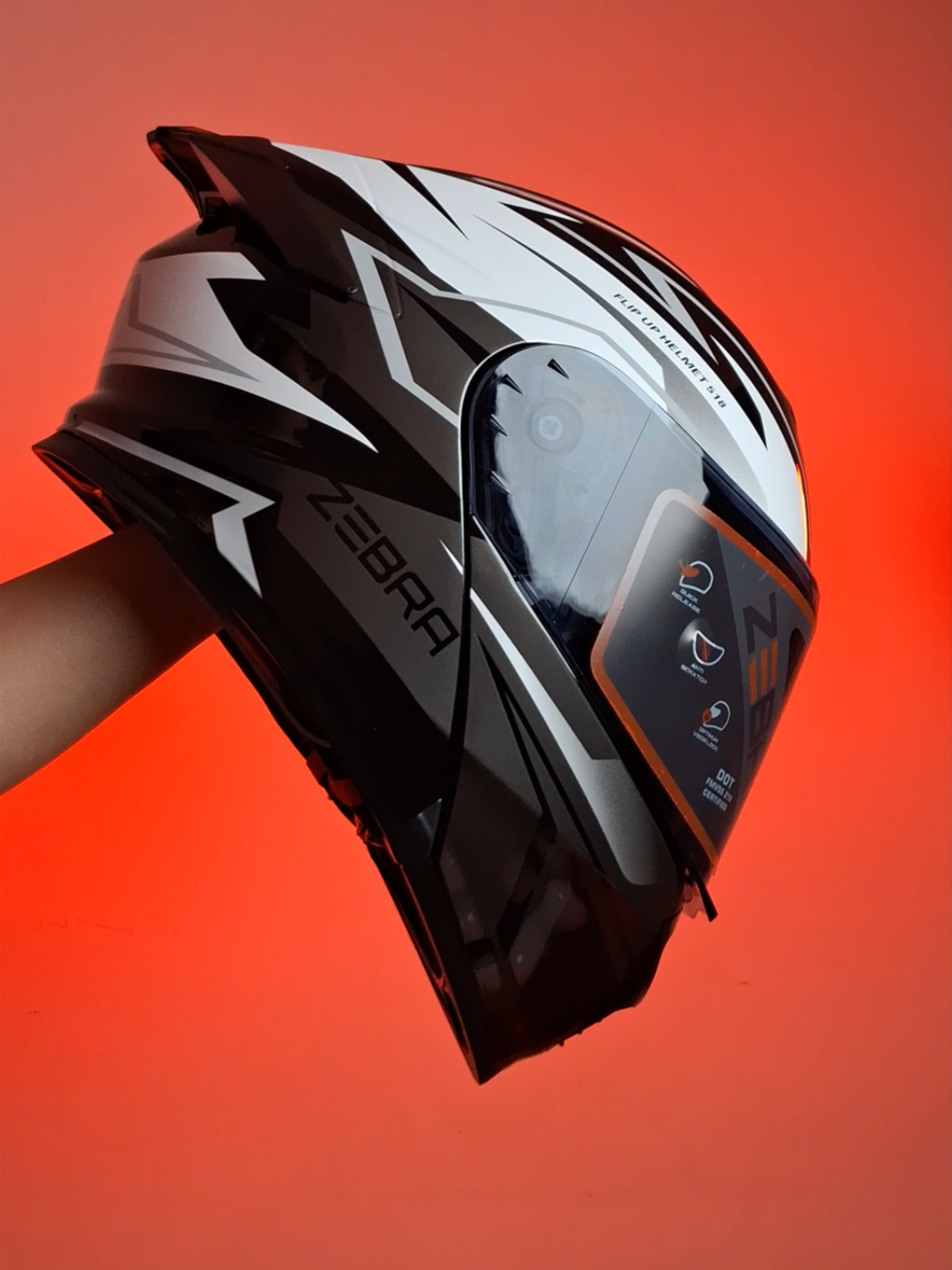 Zebra A113 Ritzy Modular Helmet #helmet #motorcyclehelmet