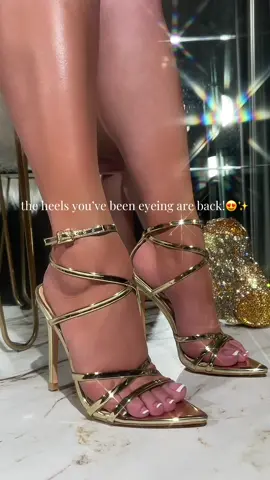 POV: you found the prettiest gold heels 😍✨ #misslola #redheels #heelslove #tryon #goldheels 