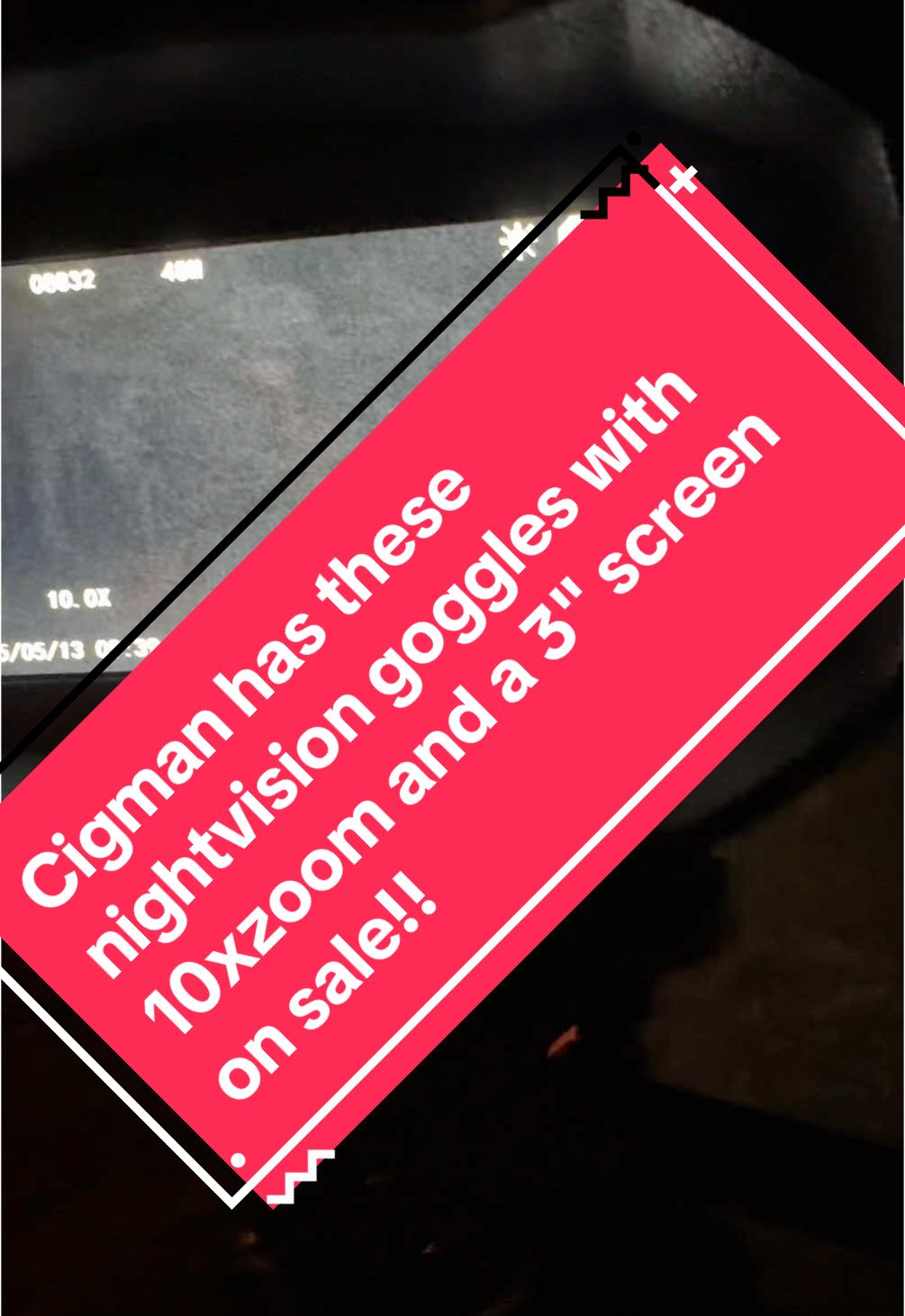 #cigman #nightvision #goggles #binoculars #infared #10xzoom #hunting #camping #outdoor #farm #farmtok #ledlight #light #bright #night #vision #tiktokshopfathersday #memorialday #coyotehunting #hoghunting #iswhatitis #tiktokshopspringglowup #aprilrestock #shoptiktok #tiktokshop #tiktokmarketplace #wealthbuilder @CIGMAN has these 10xzoom night vision goggles with a 3