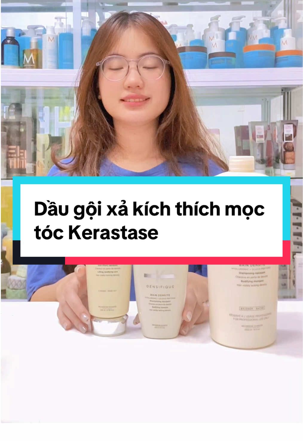 Dầu gội xả kích mọc tóc Kerastase Densifique #myphamtocluxury1 #myphamtocluxury #kerastase 