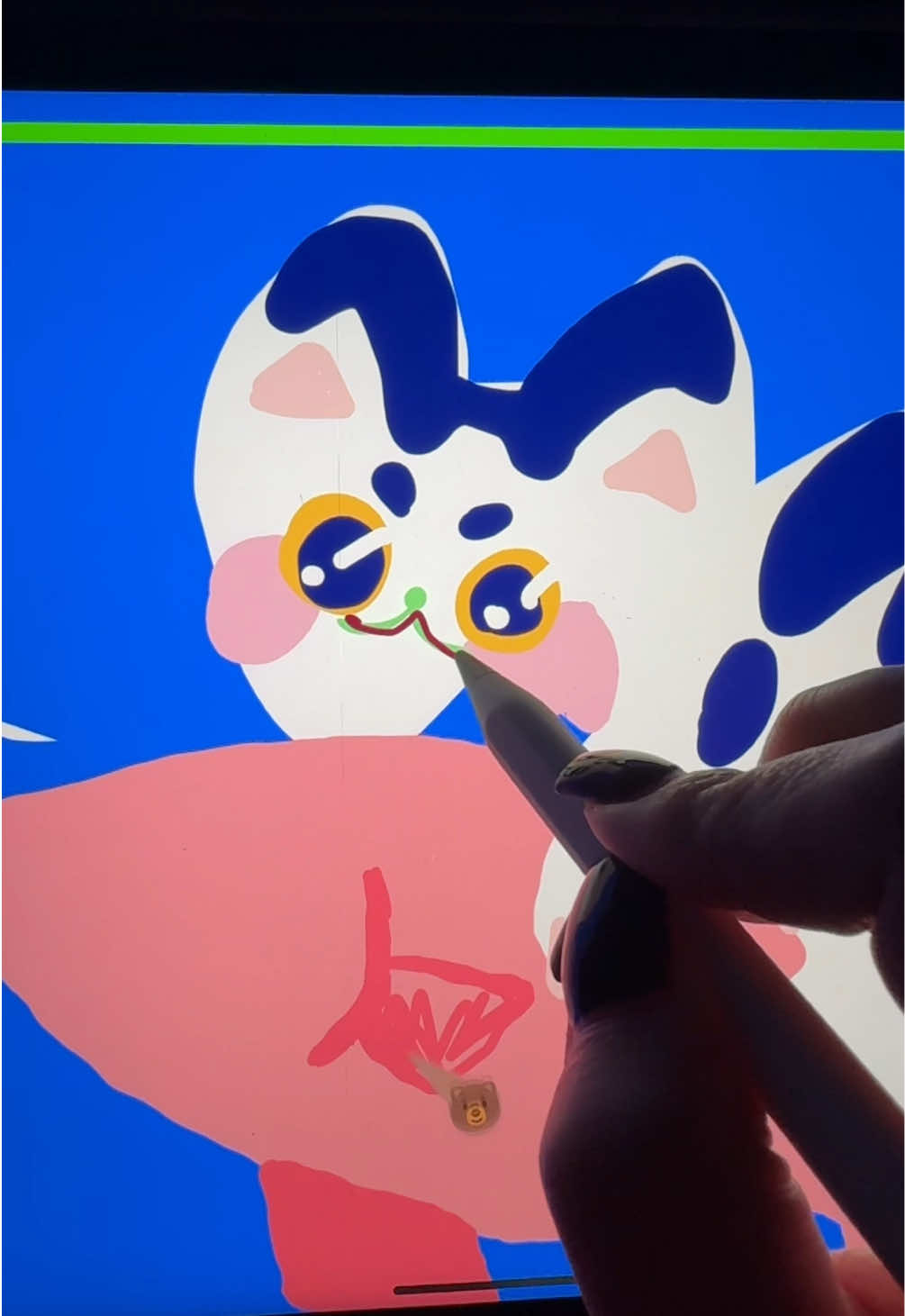 Drawing with a random person 😱 #artchallenge #game #games #ipad #draw