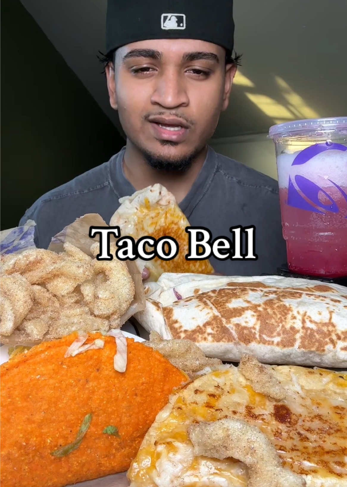 Taco Bell is so underrated @tacobell #tacobell #burrito #burritos #tacobellmukbang #eating #eatingshow #mukbangeatingshow #fyp 