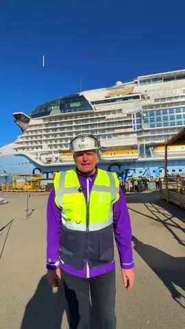 Only 100 days until #StaroftheSeas arrives – and the crew is getting ready on board 💫 #shipyard #cruiseship #vacation #bts