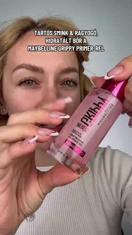 reklám RAGACSOS ÉS RAGYOGÓ= ettől kitart a sminked egész nap!🌸 Ez a @Maybelline NY új GRIPPY szérum primere, amit ki kell próbálnod, ha eddig elmászott az alapozód a nap végére.😁  #maybelline #grippyserum #primer @maybelline_hungary #tartóssmink #ragacsos #sminktrükkök #sminktippek #sminktok #magyarsminkes #hosszantartó #drogériáskincsek #drogériássminkek  