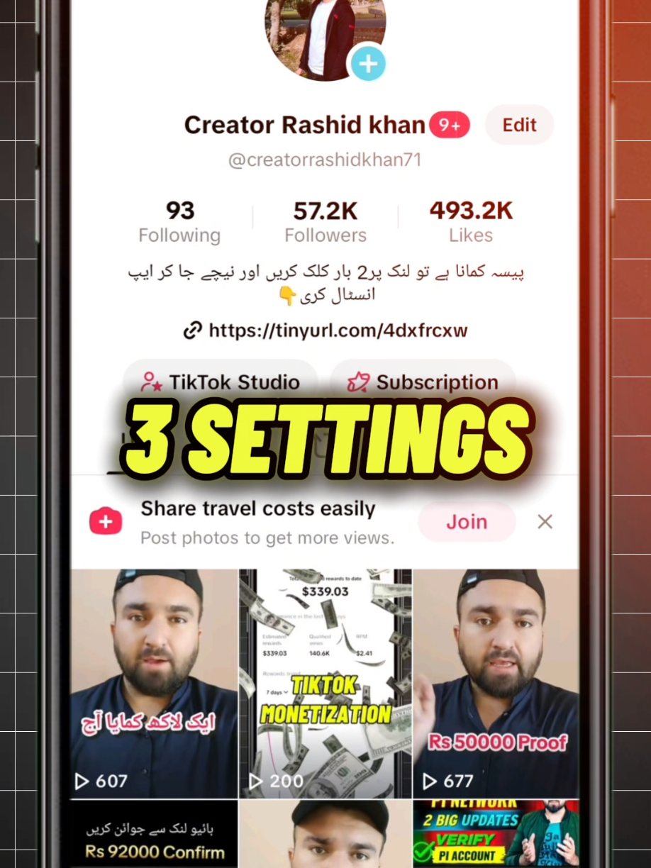 3 setting to viral TikTok video #creatorinsights #creatorrashidkhan #foryoutrick #tiktokviral #teamworkmakesthedream #foryouviral 