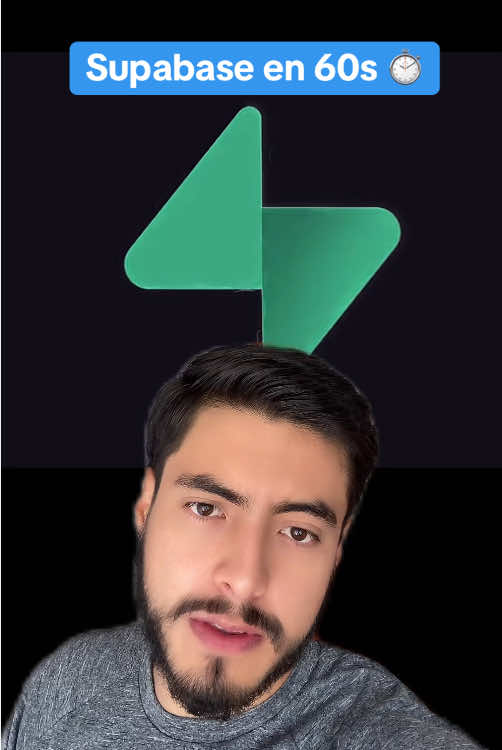 Que es Supabase? | Cómo usar Supabase? | Supabase en 60 segundos #codigo #programacion #backend #greenscreen 