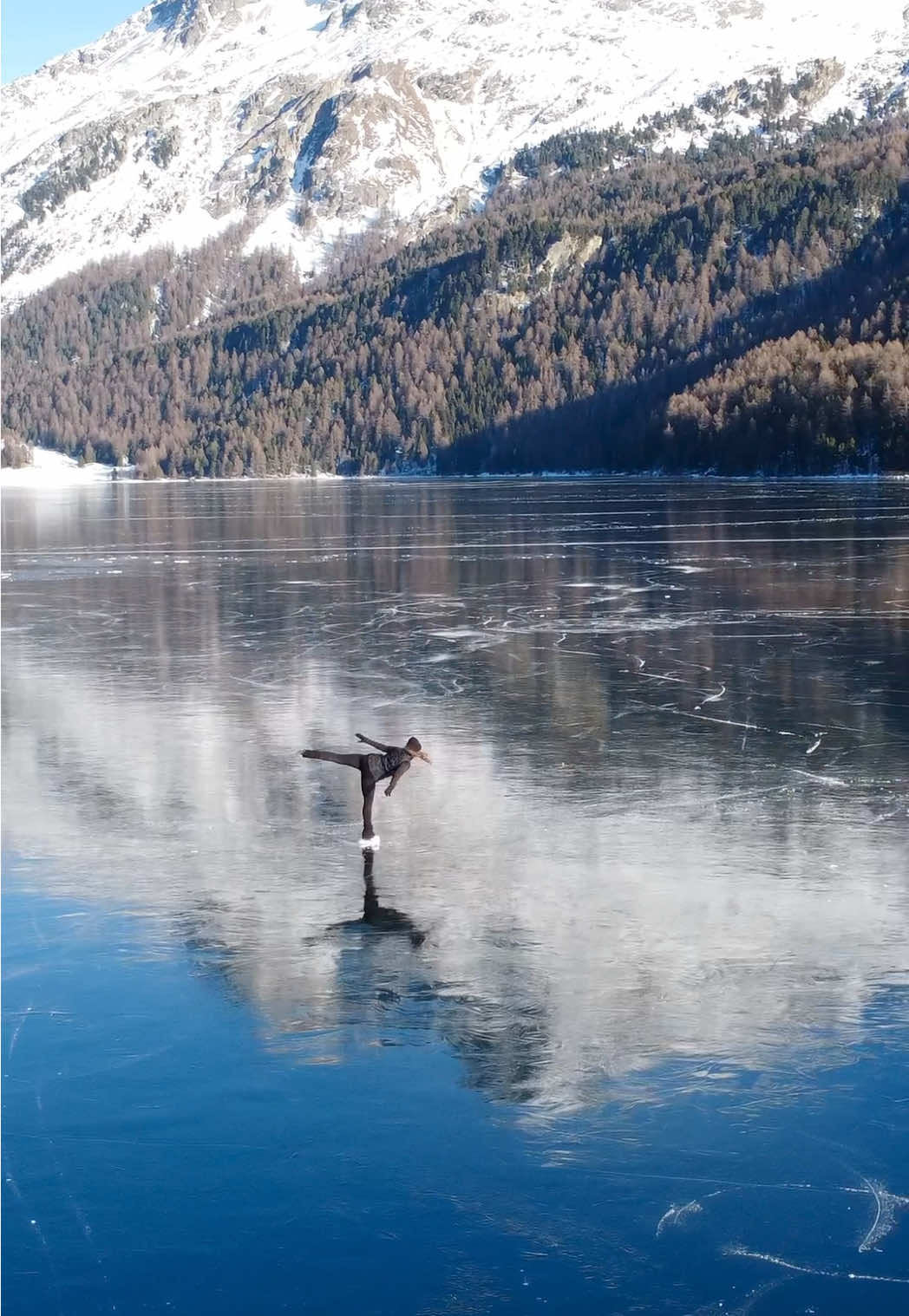 when it’s only u and the nature🤍….                                                      .                                                            .                                                            . #IceSkating #skatingtiktok #ice #wildice #naturalice #iceskater #figureskating #winter #athlete #sport #pattinaggiosulghiaccio #pattinaggio #frozenlake #aesthetic #landscape #pattinaggioartistico #travel #patinaje #patinajesobrehielo #patinoire #patinadora #pattinatrice #ordinary #olympics #winterolympics @Milano Cortina 2026 @Olympics @DJI Official @Alex Warren Clips 