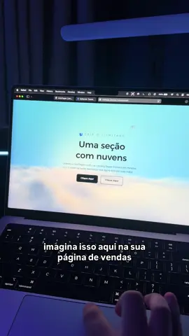 Isso é poder! Construtor de Landing Pages da Unic agora tem seções animadas. Em segundos você monta. Link na Bio ou acesse unicpages.com #webdesign #uxdesign 