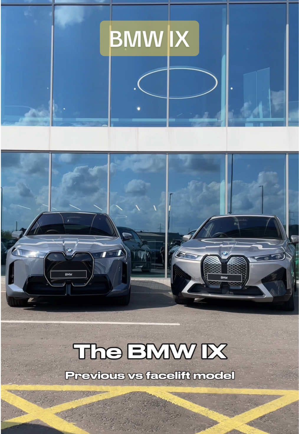 Can you spot the difference? 👀 The new BMW IX is here! With improved electric range and performance, as well as some subtle design flourishes, this is an upgrade worth waiting for. 🔥 #BMWIX #BMW 