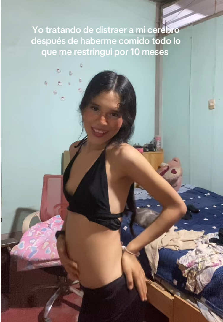 Como 5 kilos subí, literal mi Barriga ya iba a explotar 🥺 