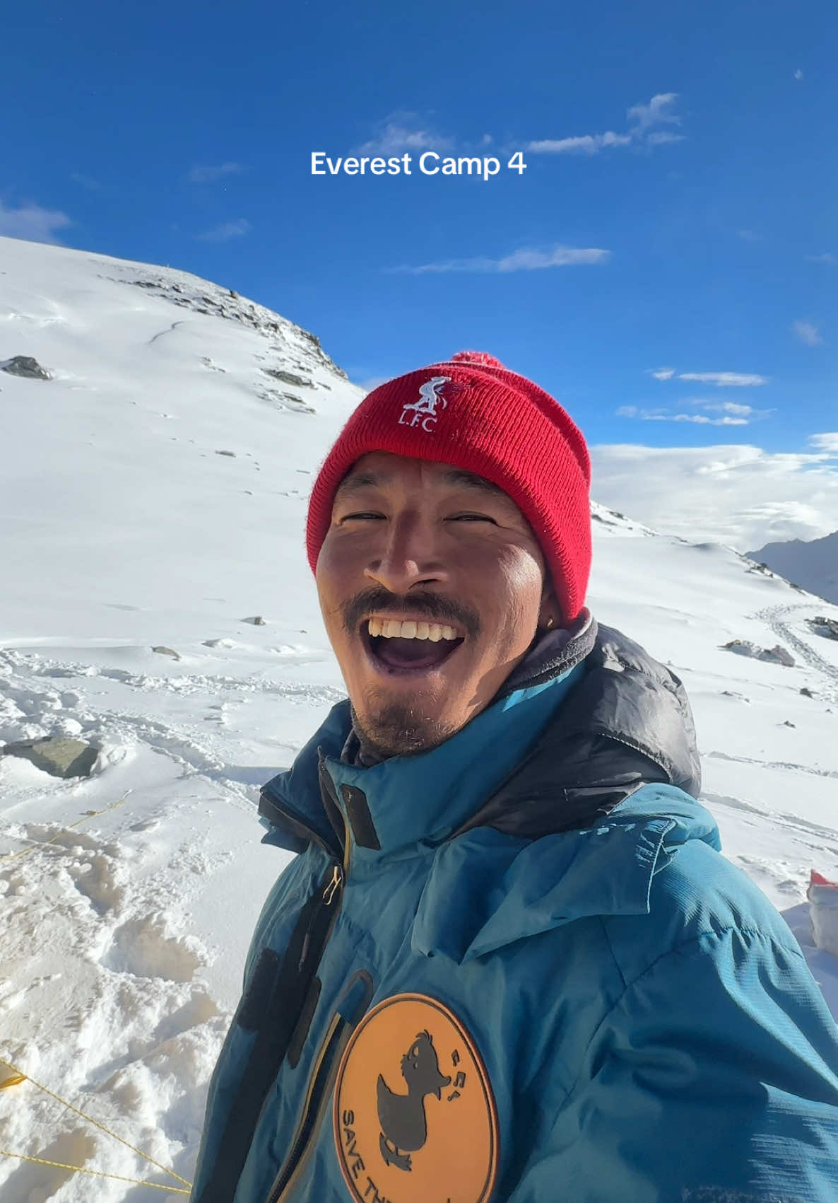 Everest camp 4 karaoke time 😂🎵 #everest #camp4 #karaoke #singing #nepal #sherpa #sherpapower #expedition #creatorsearchinsights #respect #nature #goviral #keepsupporting #with #team @Yak Phuri 