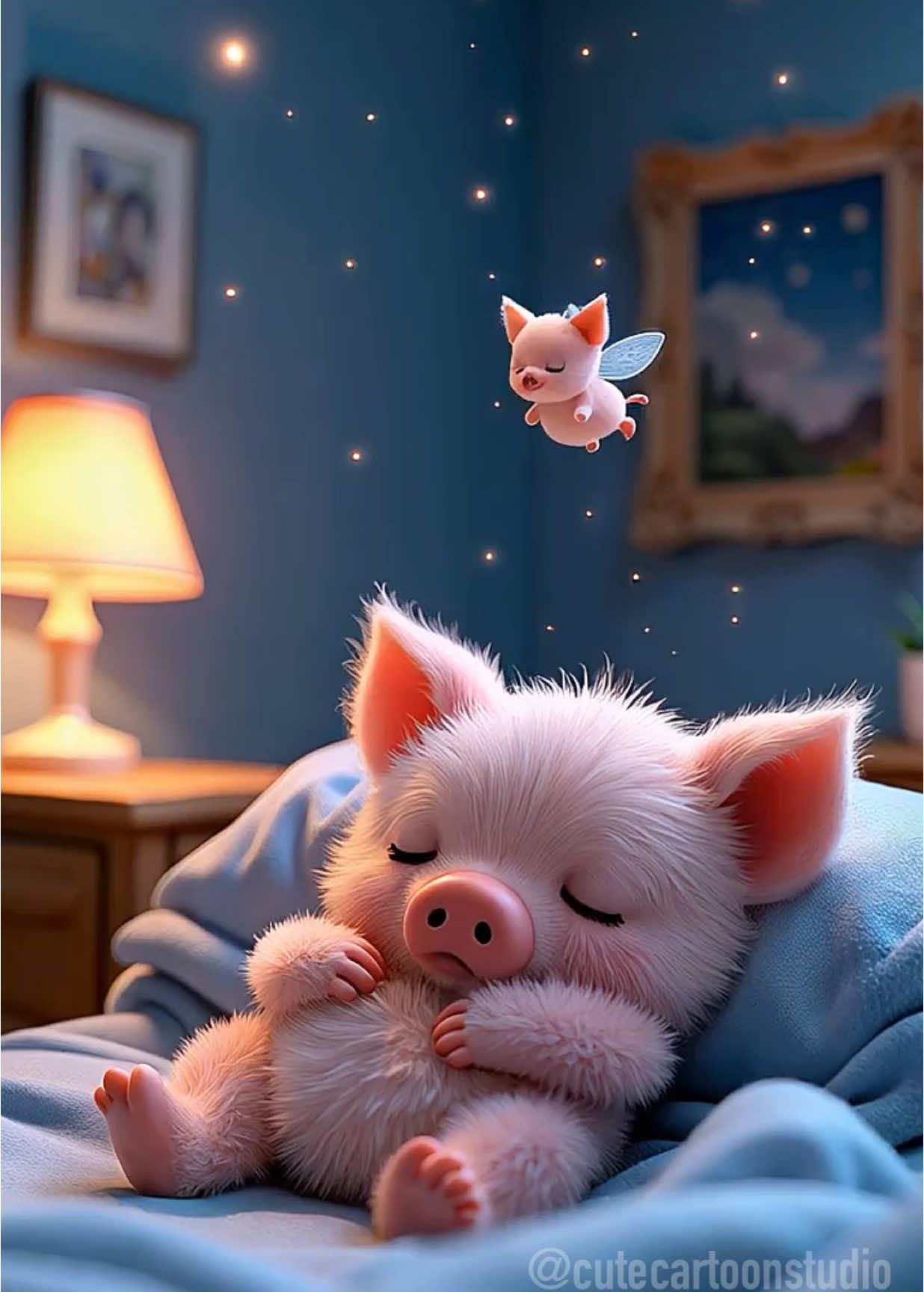 Sweet dreams 😴  . . . . . #cutecartoon #cutecreatures #goodnight #sweetdreams 