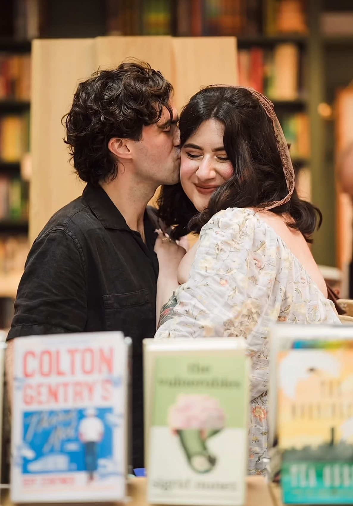 Exactly one year since the best day of my life, the day I got engaged to the man of m dreams 🥹📚🫶🏻💍📖  Chris surprised me at our favorite bookstore with a book he designed with the most gorgeous ring inside. On the back of the book he put all of the advanced praise from our friends and family 😭🥲 The most special proposal for a book lover like me. To be seen is to be loved, and I cannot wait to marry my best friend October 19th, 2025!! 🫶🏻📚👰🏻‍♀️🤵🏻‍♂️ #bookstagram #proposal #proposalstory #booklover #bookish #bookworm