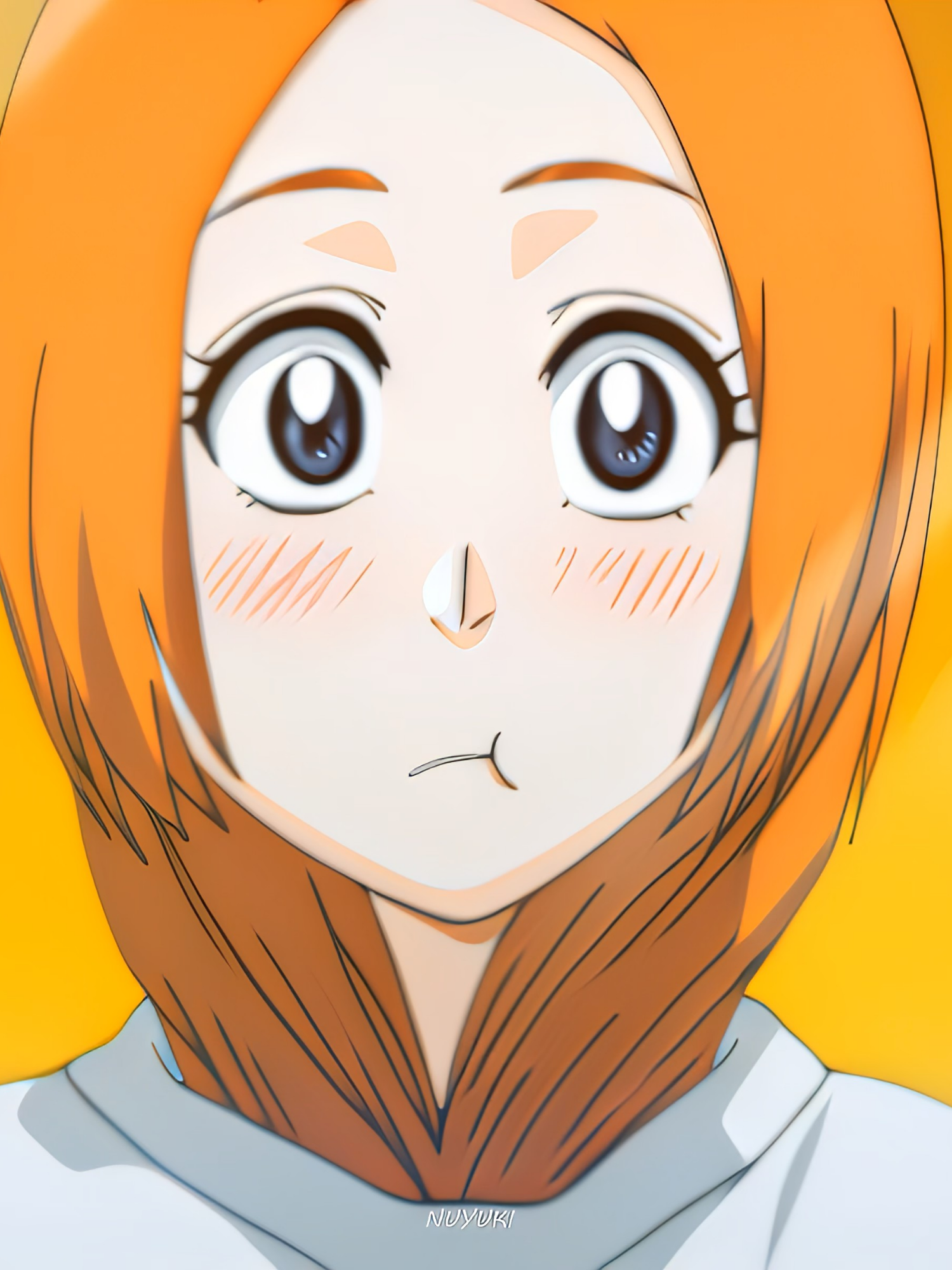 orihime is very cute, isn't she?🥰 #bleach #orihime #ichigo #animeedit