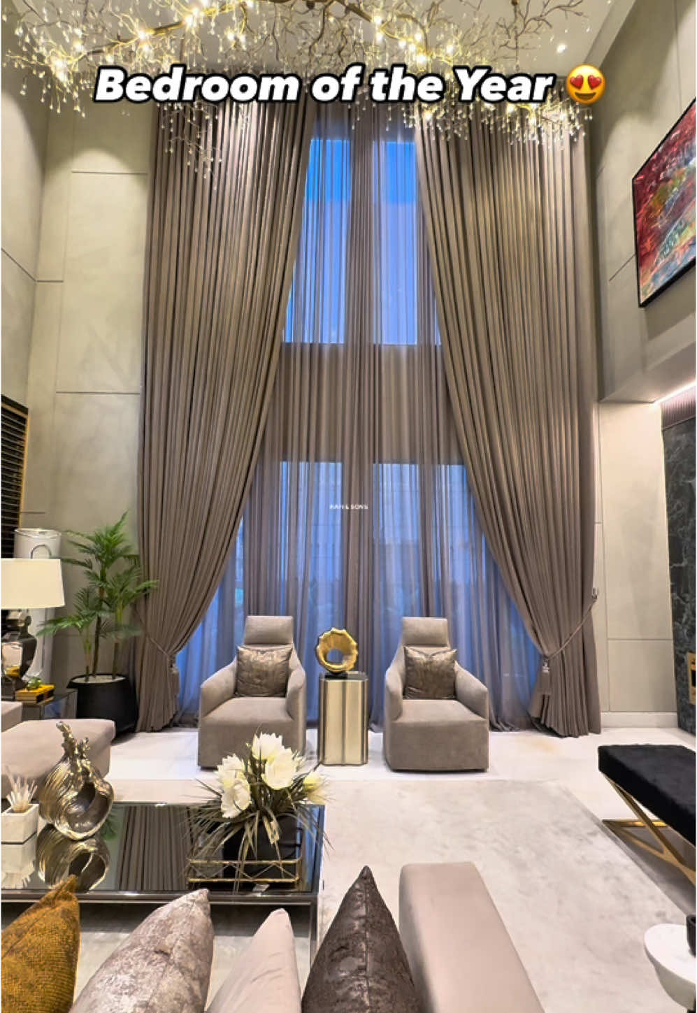 Bedroom of the Year  Call ☎️ +92 321 6845142 DHA Lahore Homes Buy Sell  . .#Home #homes #bedroom #foryoupage #trending #LuxuryLiving #lahore #foryou #design #decor #trend #ghar #bedroomdesign 