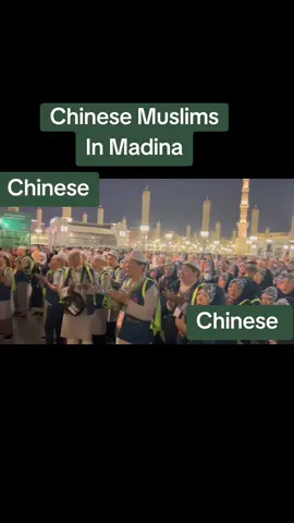 Chinese in Madina #islamic_video #mosque #indonesia #malaysia #uae #qatar #arabic #cheema4u #cheema4you 