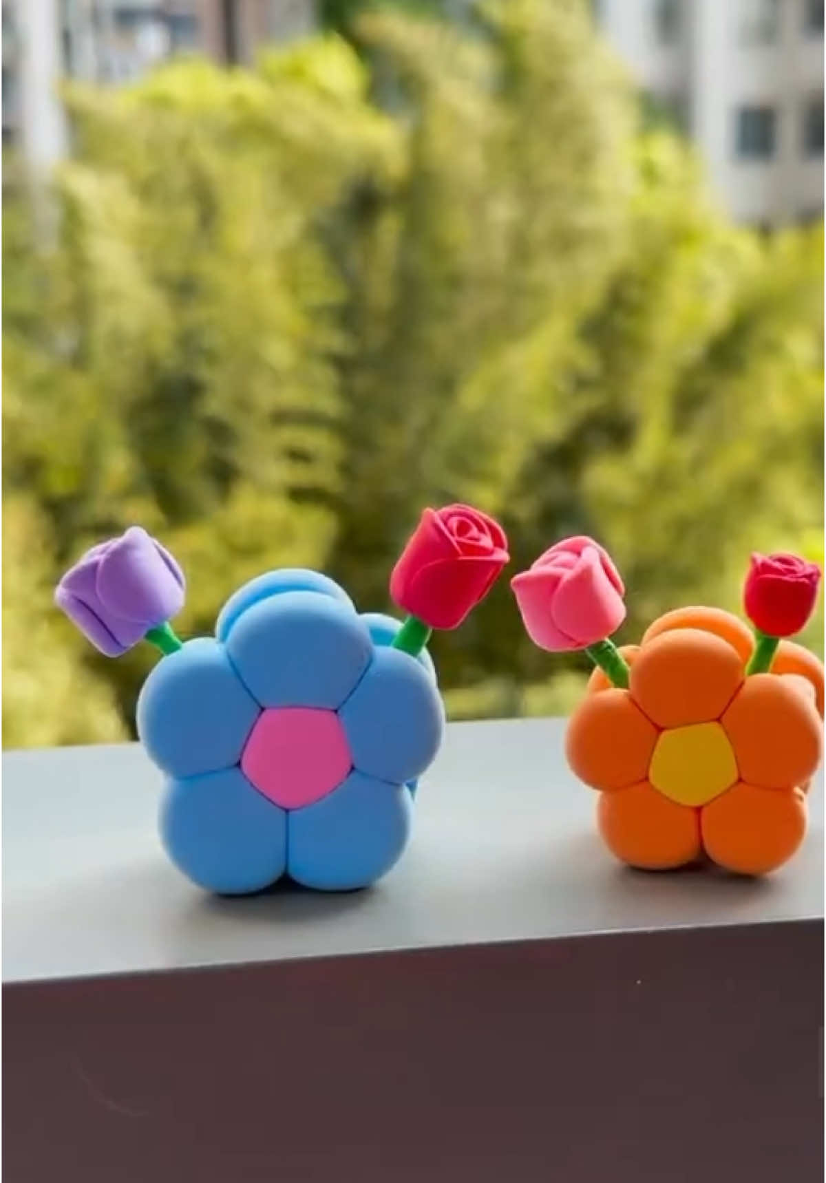 Chậu hoa mini bằng đất sét tự khô 💐#datset #datsettukho #clayartdiy #handmade #clayart #DIY 