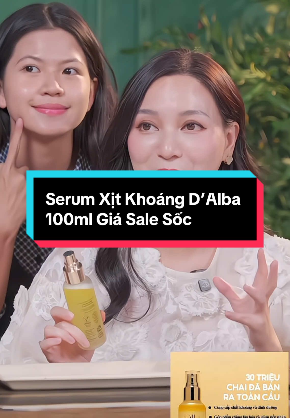 Serum Xịt Khoáng D’Alba 100ml Giá Sale Sốc #serum #xitkhoang #dalba #reviewmypham #chamsocdamat #goclamdep #skincare #fyp #showbizstore 
