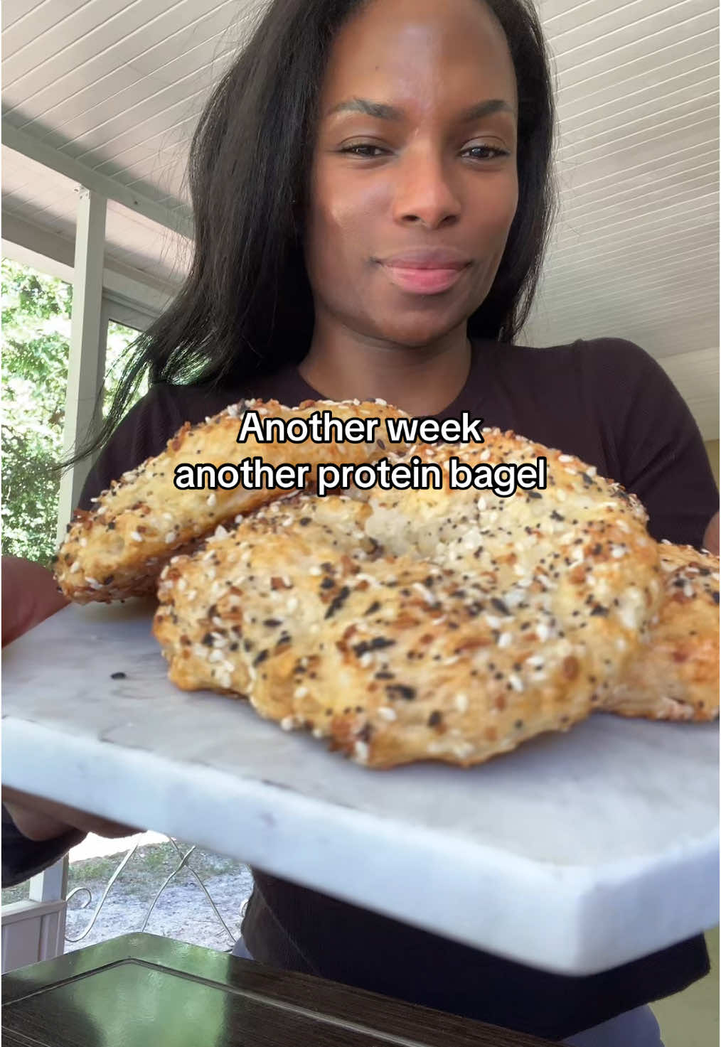 These and date butter are practically my personality at this point ##proteinbagels##cottagecheese
