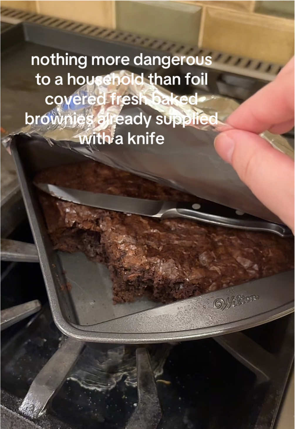 #bake #brownies #scary #baking #browniepan 