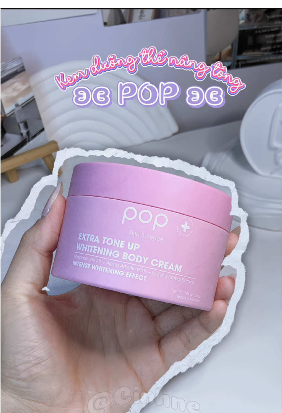 Một em kem dưỡng thể nâng tông hssv nên tham khảo nè 😗#pop#duongbody #duongtrang #xuhuong 