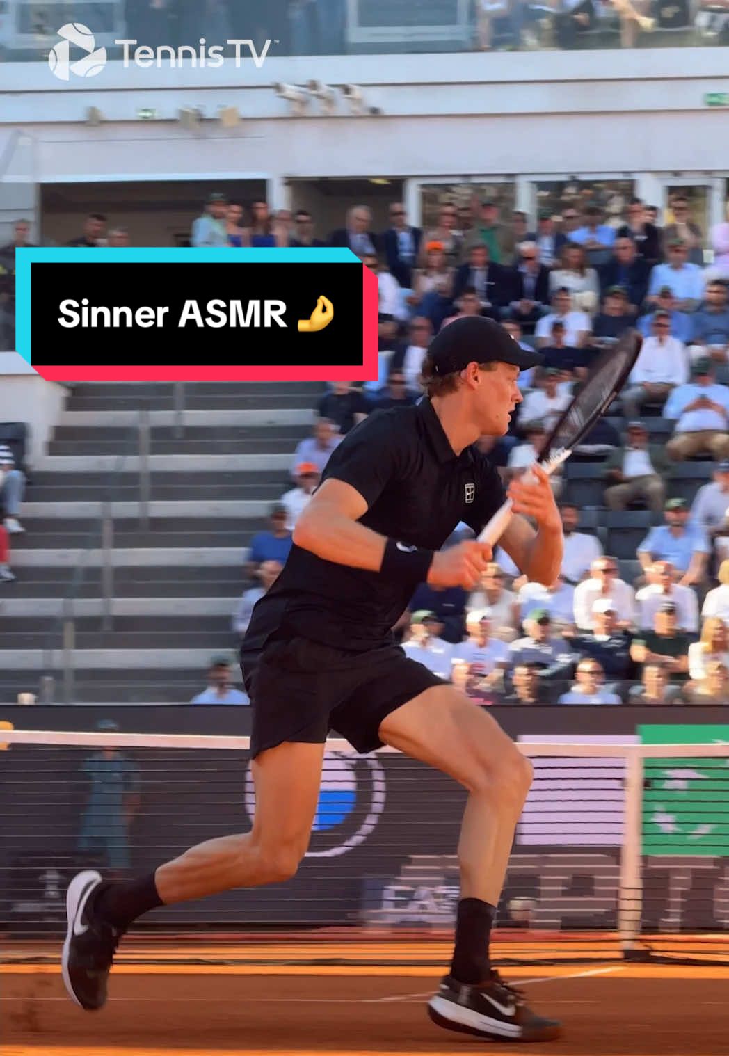So pure 🥵 #tennis #tennistv #atptour #sinner 
