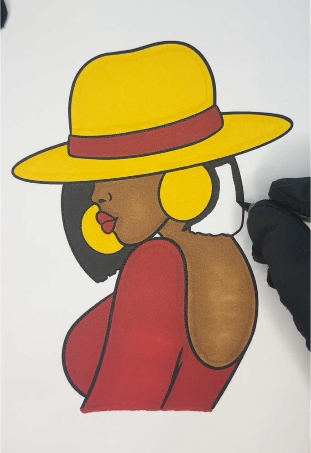 Coloring Model ASMR  #model #colourwithme #relaxingvideos #colourtherepy #satisfyingcoloring #coloring #asmrcoloring 