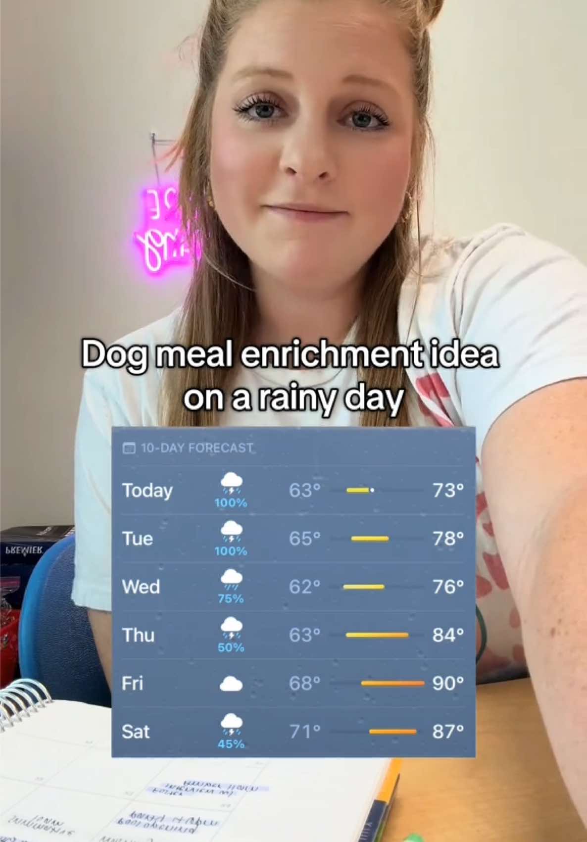 Remember, rainy days can still be fun for your dog! 🐶  this post is not sponsored, but just wanted to show you a fun way that I use enrichment, mental stimulation, and physical exercise in the house when walks might not be possible!  I do have this product linked in my dog mom faves on Amazon!  What are some rainy day activities you do with your pup?!  #enrichmentfordogs #rainydayenrichment #DogTraining #dogsoftiktok #dogmomlife #dogtok #rescuedog 